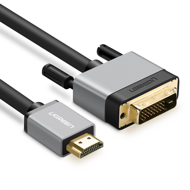 UGREEN 10136 HDMI to DVI (24+1) Cable M/M 3M