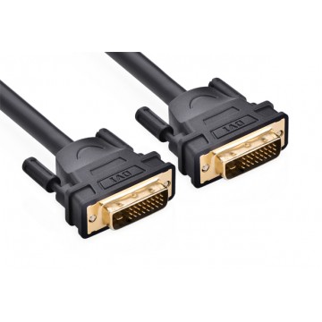 UGREEN 11607 DVI ( 24+1) male to male cable 3M Black