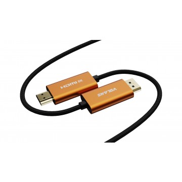 VOLANS VL-DH81 Ultra 8K DisplayPort to HDMI Cable V2.1 (1M)
