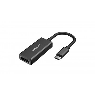 VOLANS VL-UCDP-S Aluminium USB-C to DisplayPort Adapter – 4K 60Hz