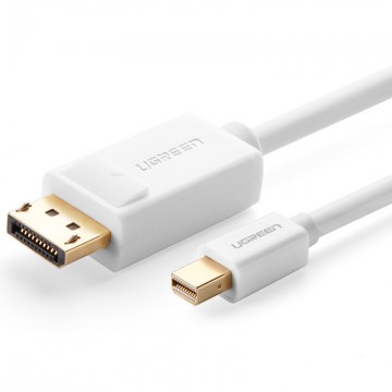 UGREEN 10476 Mini DP to DP cable 1.5M-White 