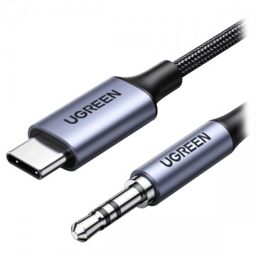 UGREEN 20192 USB C to 3.5mm Male Audio Cable with Chip 1M