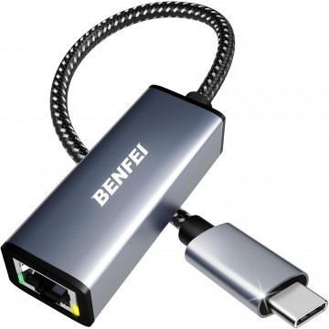 BENFEI 000269GY Thunderbolt 3 USB-C to Ethernet RJ45 Adapter 