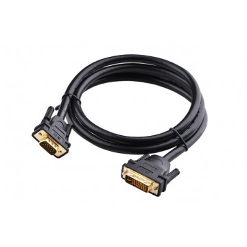 UGREEN 11617 DVI ( 24+5) male to VGA male cable 1.5M Black