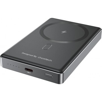 Choetech B739-BK 20W Slim USB-C 10000mAh Magnetic Power Bank - Black