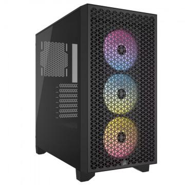 Corsair 3000D RGB AIRFLOW Mid-Tower PC Case - Black CC-9011255-WW