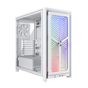 Corsair FRAME 4000X RS Mid-Tower PC Case - White, Mid-Tower ATX/E-ATX Mini-ITX Micro-ATX CC-9011303-WW
