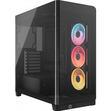 Corsair FRAME 4500X LX-R RGB LINK Panoramic Glass Mid-Tower Black CC-9011316-WW