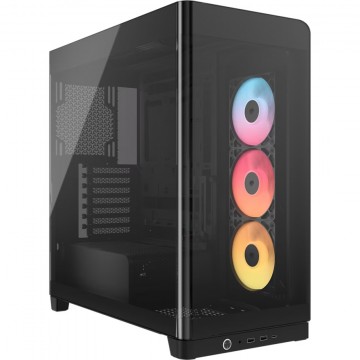 Corsair FRAME 4500X RS-R ARGB Panoramic Glass Mid-Tower PC Case - Black CC-9011314-WW