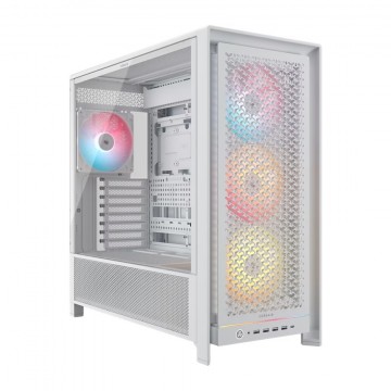 Corsair FRAME 5000D RS ARGB High-Airflow Mid-Tower PC Case - White CC-9011310-WW