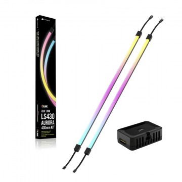Corsair iCUE LINK LS430 Aurora RGB Light Strips - 430mm Kit CL-9011136-WW