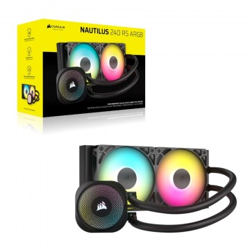 Corsair NAUTILUS 240 RS ARGB Liquid CPU Cooler - Black CW-9060092-WW