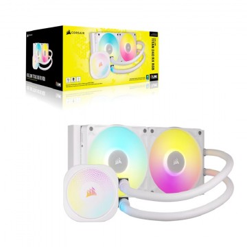 Corsair iCUE LINK TITAN 240 RX RGB AIO Liquid CPU Cooler - White CW-9061020-WW