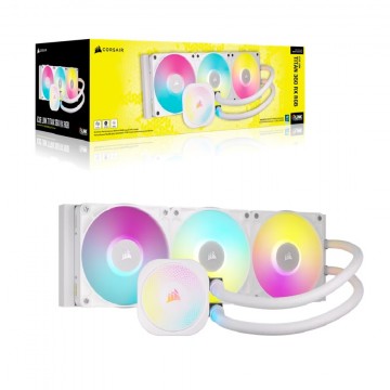 Corsair iCUE LINK TITAN 360 RX RGB AIO Liquid CPU Cooler - White CW-9061021-WW