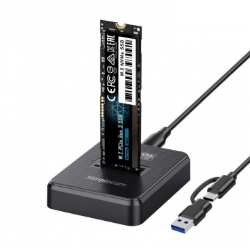 Simplecom SD511 M.2 SSD Docking Station NVMe and SATA  - SD511