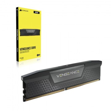 Corsair Vengeance 32GB (2x16GB) DDR5 DRAM 6000MT/s CL38 Memory Kit — Black CMK32GX5M2B6000C38