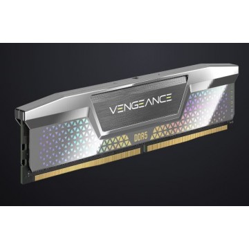 Corsair Vengeance 48GB (2x24GB) DDR5 CUDIMM 8000MT/s CL38 Memory Kit - Silver CMKC48GX5M2X8000C38