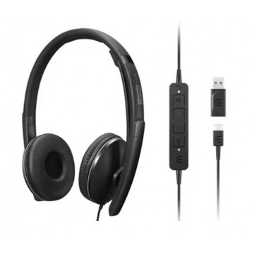 LENOVO Lenovo Wired ANC Headset Gen 2 Lightweight USB-C  to USB-A ctive noise cancelling 4XD1M45627
