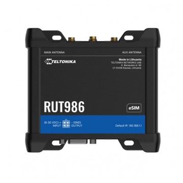 Teltonika RUT986 INDUSTRIAL GLOBAL LTE CAT 4 ROUTER - RUT986000400