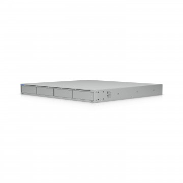 Ubiquiti UNAS Pro 4, 1U Rack-Mount NAS(4) 2.5/3.5"HDD Bays(2) M.2NVMe SSD, Fast Access, Low Latency, High-Availability 10Gbps,Large Storage
