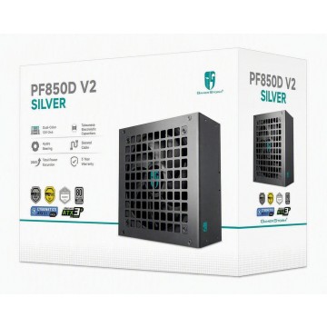 DeepCool PF850D V2 850W Gamer Storm 80+ Silver/Cybenetics Non-Modular ATX Power Supply - R-PF850D-HF0B-JGAU-V2