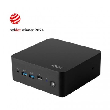 MSI Cubi NUC 1M-001BAU Black, Barebone NUC Tall, Core 7 150U/Up to DDR5/2*M.2+1*2.5"SSD&HDD - Cubi NUC 1M-001BAU
