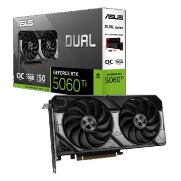 ASUS Dual GeForce RTX™ 5060 Ti 16GB - Black OC Edition - DUAL-RTX5060TI-O16G