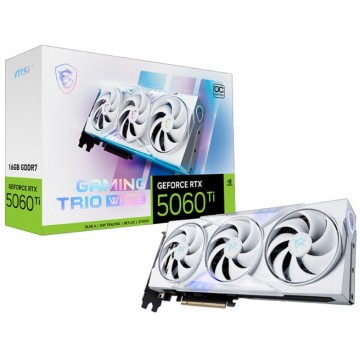 MSI nVidia GeForce RTX™ 5060 Ti 16G GAMING TRIO OC WHITE
