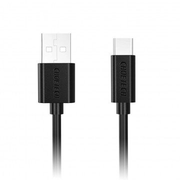 Choetech AC0004 USB-A to USB-C Charge & Sync Cable 3 M Black 