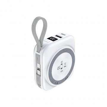 Choetech B697C-WT 10000mAh  CCC Certified LED display 22.5W power bank for Mobile and Apple watch/Airpods