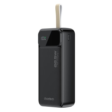 CHOETECH B730 30000mAh Power Bank PD22.5W  with Digital Display Black 
