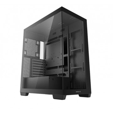 DeepCool CG580 Panoramic ATX Mid-Tower Case, Up to 2x 360mm Radiators, 9x120mm Fans. Front 2x USB3.0, Audio I/O Panel
