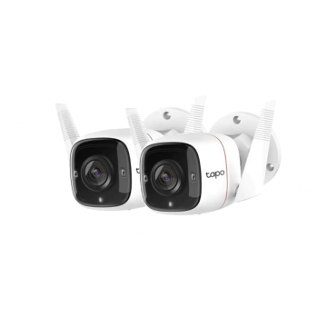 TP-Link TC65 3MP Outdoor Security Wi-Fi Camera (2-Pack)