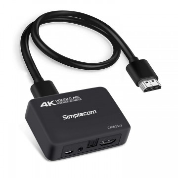 Simplecom HDMI 2.0 Audio Extractor with ARC 4K 60Hz CM423v3