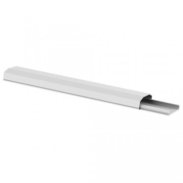 Brateck Plastic Cable Cover - 250mm Material: Polyvinyl Chloride(PVC) Dimensions 60x20x250mm - White