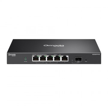 TP-Link Omada ES206XPP-M2 5-Port 2.5G Easy Managed Switch with 4-Port PoE++ and 1-Port 10G SFP+