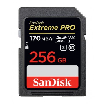 (LS) SanDisk 256GB Extreme PRO Memory Card 170MB/s Full HD & 4K UHD Class 30 Speed Shock Proof Temperature Proof Water Proof (LS> SDSDXXD-256G-GN4IN)