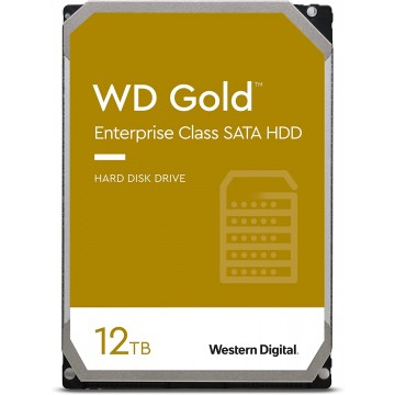 Western Digital WD WD121KRYZ 12TB Gold 3.5" SATA 6Gb/s 512e Enterprise Hard Drive