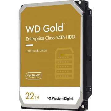 Western Digital WD WD221KRYZ 22TB Gold 3.5" SATA 6Gb/s 512e Enterprise Hard Drive