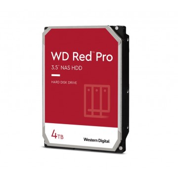 Western Digital WD Red Pro 4TB 3.5' NAS HDD SATA3 7200RPM 256MB Cache 24x7 300TBW ~24-bays NASware 3.0 CMR Tech 5yrs wty