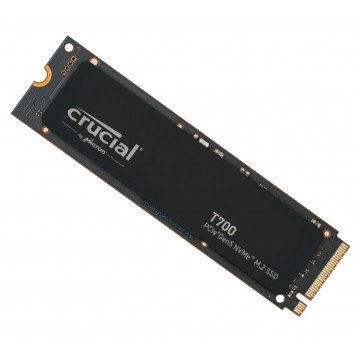 Crucial T700 4TB Gen5 NVMe SSD - 12400/11800MB/s R/W 2400TBW 1500K IOPs 1.5M hrs MTTF with DirectStorage for Intel 13th Gen & AMD Ryzen 7000