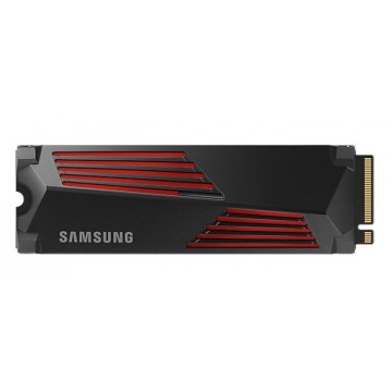 Samsung 990 Pro 2TB with Heatsink Gen4 NVMe SSD 7450MB/s 6900MB/s R/W 1550K/1200K IOPS 600TBW 1.5M Hrs MTBF for PS5 5yrs Wty