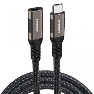 Simplecom CAU610 USB-C Male to Female Extension Cable USB 3.2 Gen2 PD 100W 20Gbps 1M