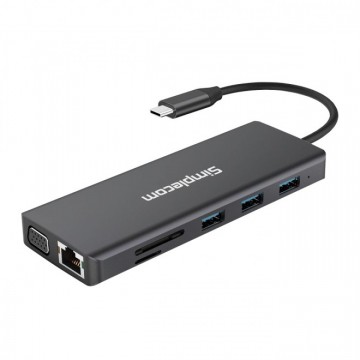 Simplecom CHN612 USB-C 12-in-1 Multiport Docking Station with 100W PD