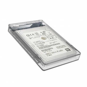 Simplecom SE203 Tool Free 2.5' SATA HDD SSD to USB 3.0 Hard Drive Enclosure - Clear Enclosure