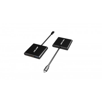 VOLANS VL-UCH3C2 Aluminium 3-in-1 USB-C Hub with 100W PD