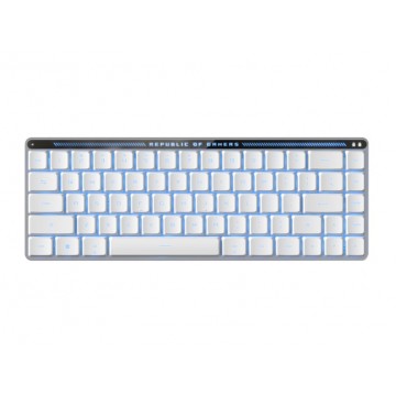 ASUS ROG Falchion RX Blue Low Profile Wireless Gaming Keyboard, Tri-mode Connection, ROG Omni Receiver, Intuitive control