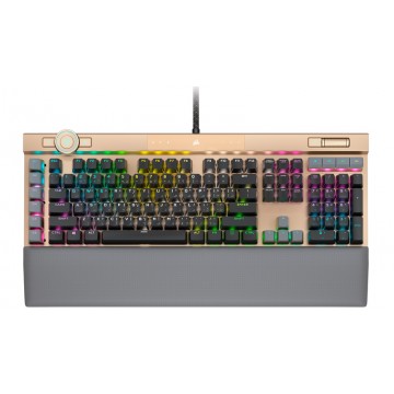 Corsair K100 RGB Optical Mechanical Gaming Keyboard - Midnight Gold