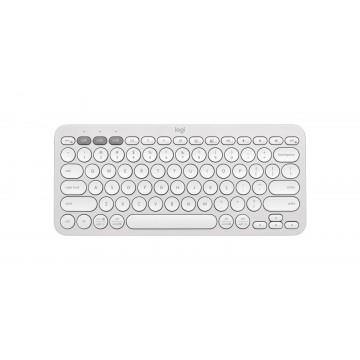 Logitech PEBBLE KEYS 2 K380S Slim, minimalist Bluetooth® Wireless Keyboard with customizable keys (Graphite)