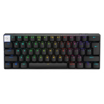 (LS) Logitech PRO X 60 LIGHTSPEED Wireless Gaming Keyboard -Black 2.4GHz LIGHTSPEED Bluetooth®, or USB wired connection 2-Year Warranty